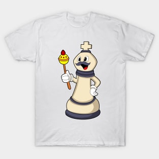 Chess piece King at Chess T-Shirt